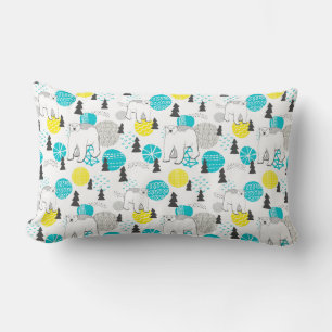 Coussin Rectangle Ours polaire