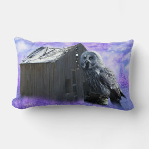 Coussin Rectangle Owl Barn Shed