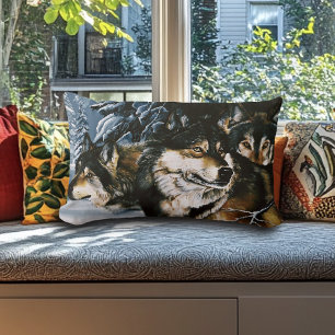 Coussin Rectangle Pack Wolf