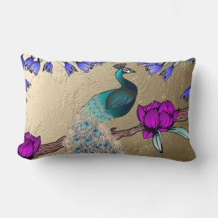 Coussin Rectangle Pacock