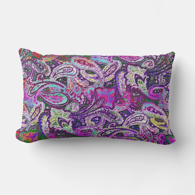 Coussin Rectangle Paisley 4 (Recto)