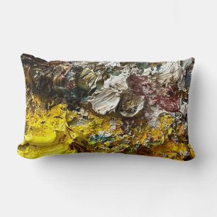 Coussin Rectangle Palette de l'artiste #1