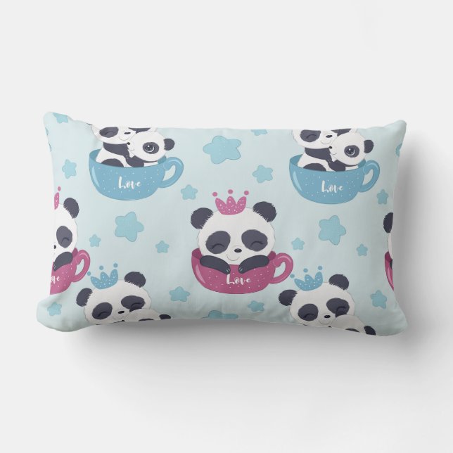 Coussin Rectangle Panda | Panda Is A Nasty Animal (Recto)