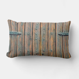Coussin Rectangle panneau en bois Brown