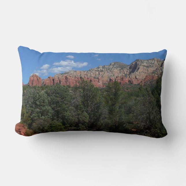 Coussin Rectangle Panorama de Red Rocks à Sedona Arizona (Recto)