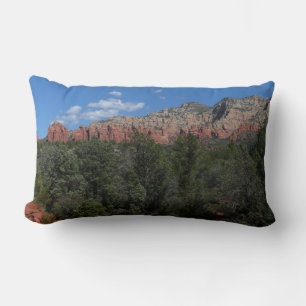 Coussin Rectangle Panorama des rochers rouges à Sedona Arizona
