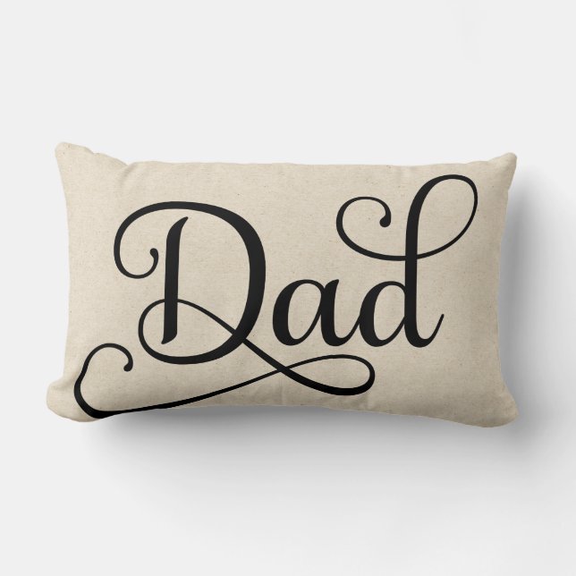 Coussin Rectangle Papa (Recto)