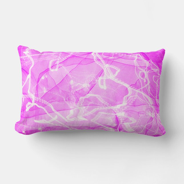 Coussin Rectangle Papier numérique marbré rose-21643 (Recto)
