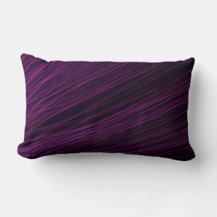 Coussin Rectangle Papier peint numérique violet et blanc