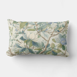 Coussin Rectangle Papier peint Willow Little Magnolia Floral Coastal