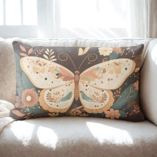 Coussin Rectangle Papillon Boho