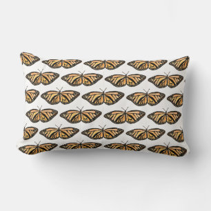 Coussin Rectangle Papillon Monarque Peinture de Throw Pillow