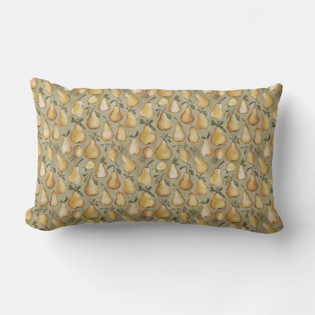 Coussin Rectangle "Parfaitement Pear-fect" (Recto)
