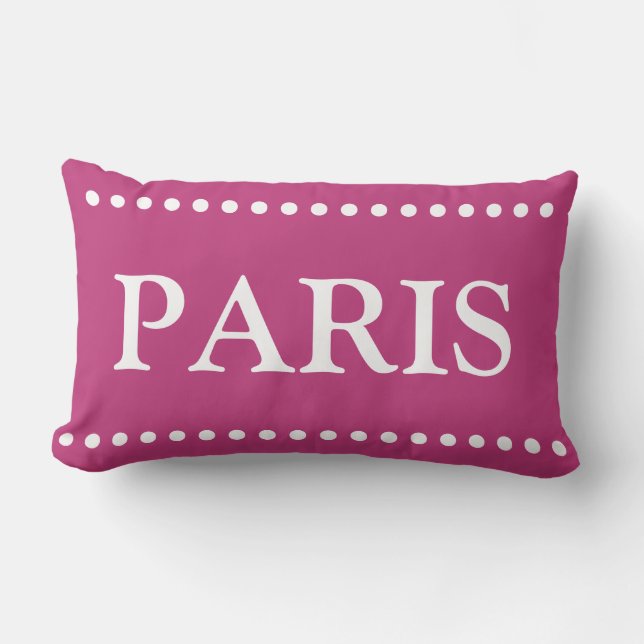 Coussin Rectangle Paris (Recto)