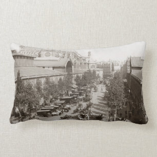 Coussin Rectangle Paris : Les Halles, C1900