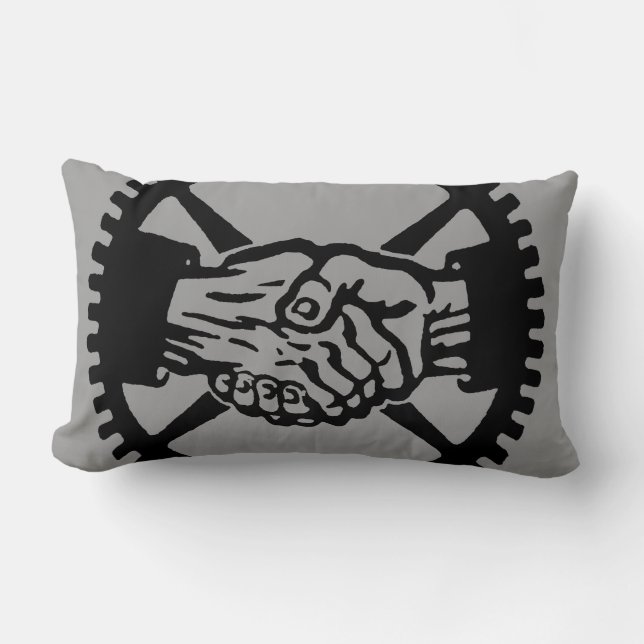 Coussin Rectangle Parti travailliste américain (Recto)