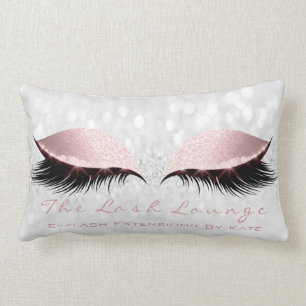 Coussin Rectangle Parties scintillant rose Fille Maquillage Lash Oei