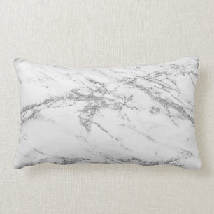 Coussin Rectangle Parties scintillant Silver tendance de luxe en mar