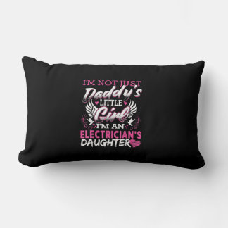 Coussin Rectangle Pas seulement papa petite fille Je suis un cadeau 