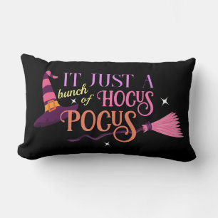 Coussin Rectangle Pastel Witch Hocus Pocus Halloween Casquette Broom