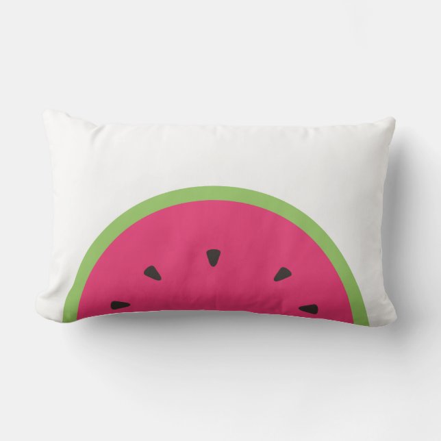 Coussin Rectangle Pastèque (Recto)