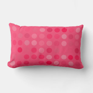 Coussin Rectangle pastèque points roses