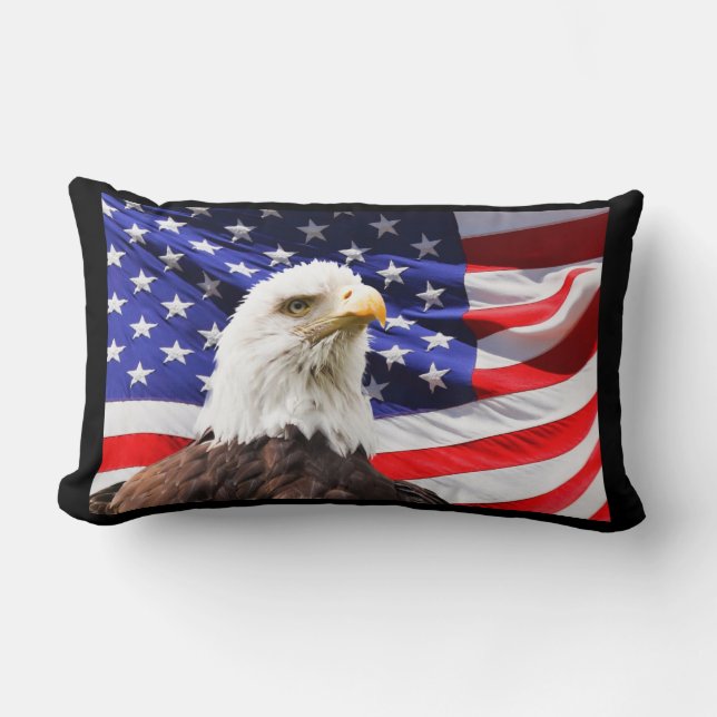 Coussin Rectangle Patriotique (Recto)