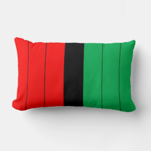 Coussin Rectangle Patterns de Kwanzaa Colors
