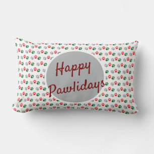 Coussin Rectangle Pattes de Noël