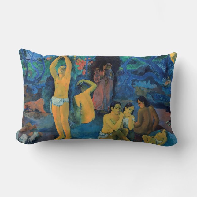 Coussin Rectangle Paul Gauguin - D'Où Sommes-Nous Venus ? (Recto)