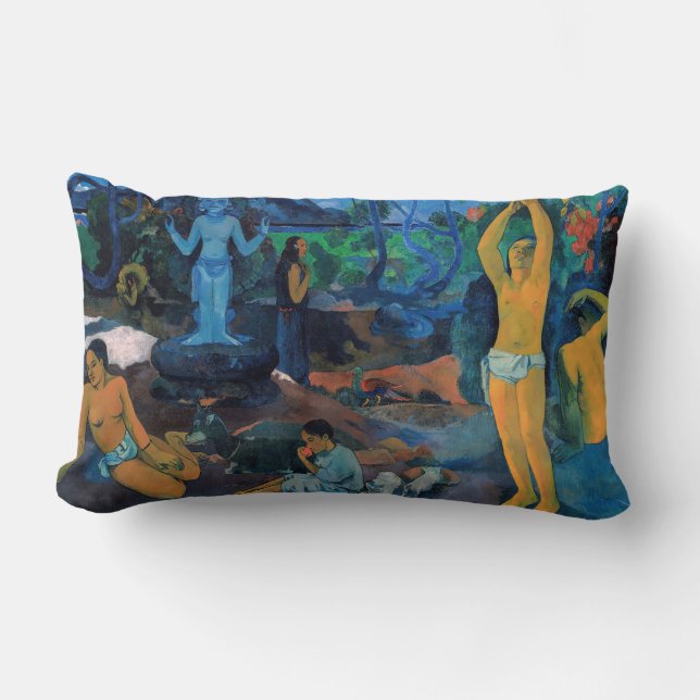 Coussin Rectangle Paul Gauguin - D'Où Sommes-Nous Venus ? (Recto)
