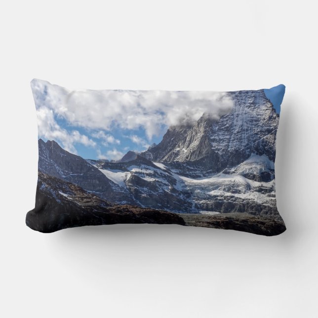 Coussin Rectangle Paysage Alpes suisses Montagne Matterhorn  (Recto)
