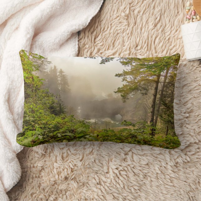 Coussin Rectangle Paysage forestier et océanique (Couverture)