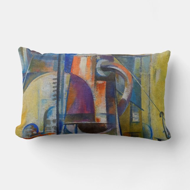 Coussin Rectangle Paysage industriel de Preston Dickinson (Recto)