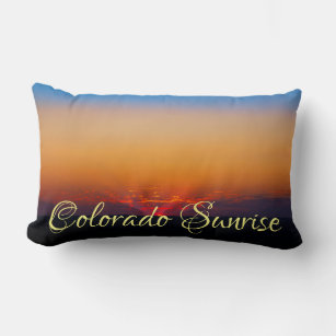 Coussin Rectangle Paysage magnifique Colorado lever de soleil