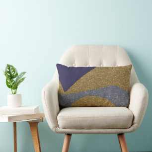 Coussin Rectangle Paysage marin abstrait Vagues fracturées 10