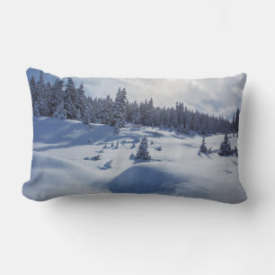 Coussin Rectangle Paysage neigeux