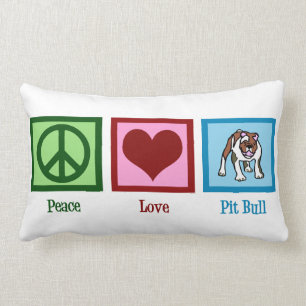 Coussin Rectangle Peace Love