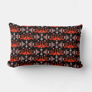 Coussin Rectangle Peacock Paon Bird Fold Art Cuisine