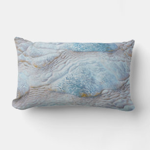 Coussin Rectangle Peau grise et brune épaisse