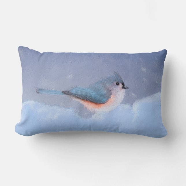 Coussin Rectangle Peinture à la souris - Joli art original pour chie (Recto)