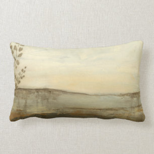Coussin Rectangle Peinture à l'huile moderne de paysage de coucher