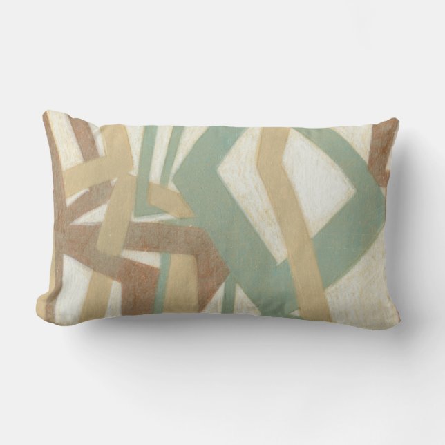 Coussin Rectangle Peinture à main levée par Norman Wyatt (Recto)