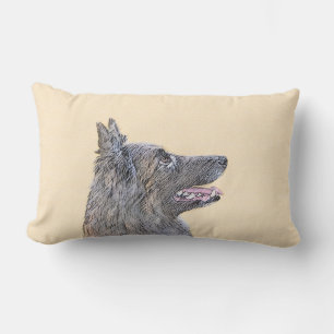 Coussin Rectangle Peinture belge Tervuren - Cute Original Chien Art