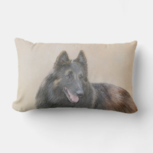 Coussin Rectangle Peinture belge Tervuren - Cute Original Chien Art