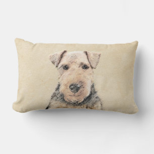 Coussin Rectangle Peinture galloise Terrier - Cute Original Chien Ar