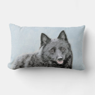 Coussin Rectangle Peinture Schipperke - Cute Original Chien Art
