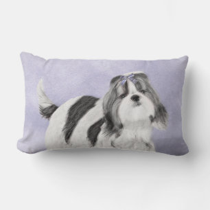 Coussin Rectangle Peinture Shih Tzu - Cute Original Chien Art