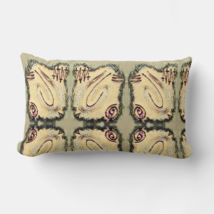 Coussin Rectangle Peinture sur doigt - Pierre