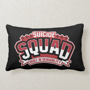 Coussin Rectangle Peloton de suicide   construit dans le Deniability